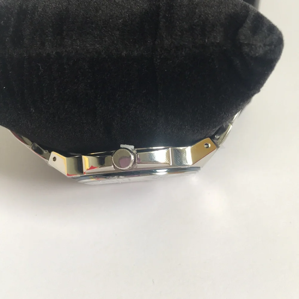 Versus Versace Silver Stainless Steel Watch with Deep Blue Dial
